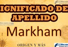 Significado del apellido Markham, Origen y más