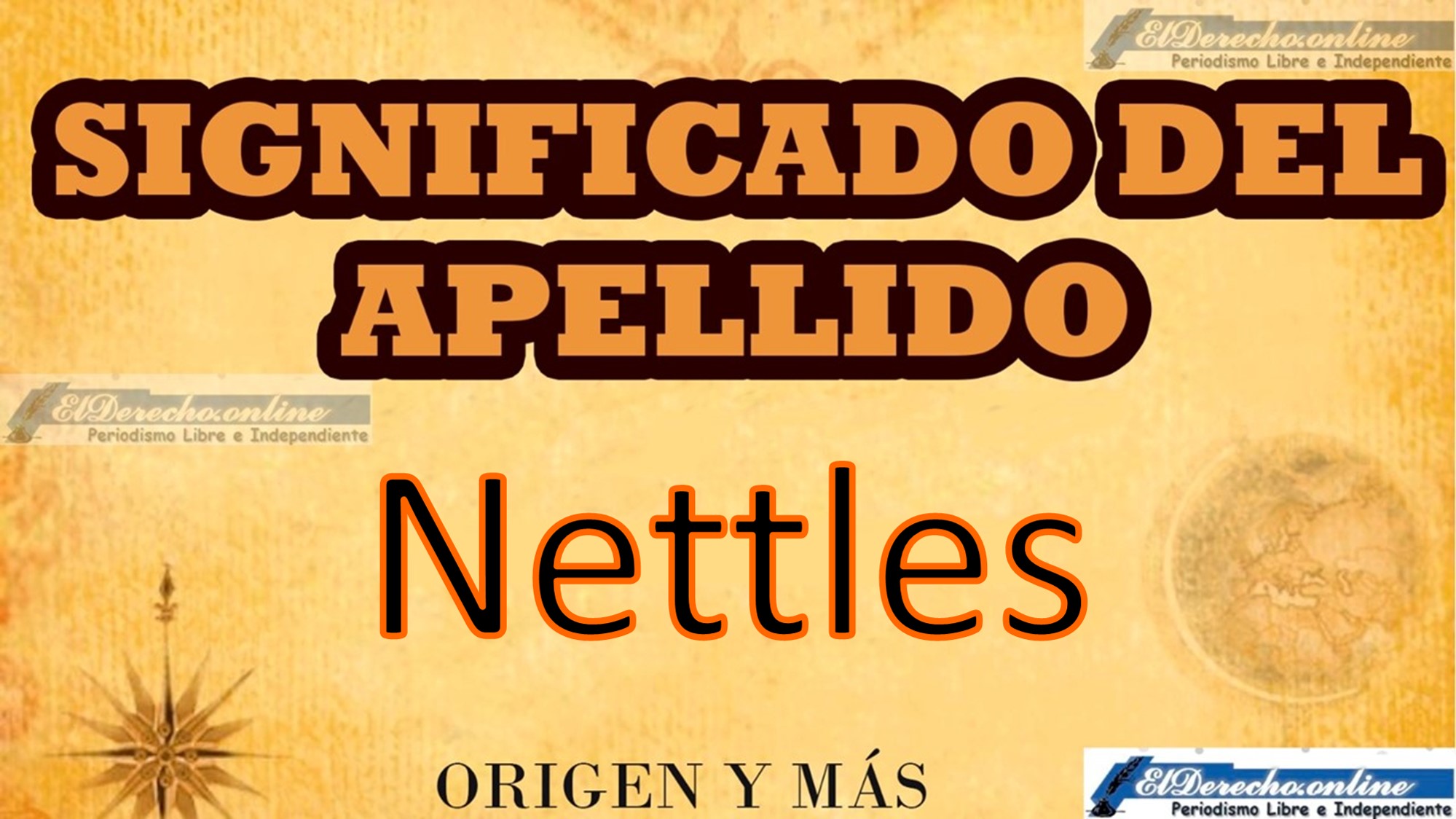 Significado del apellido Nettles, Origen y más