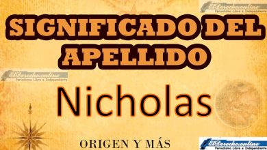 Significado del apellido Nicholas, Origen y más