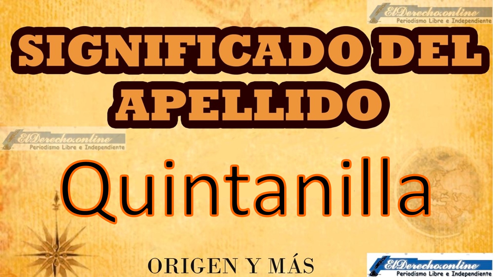 Significado del apellido Quintanilla, Origen y más