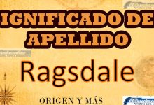 Significado del apellido Ragsdale, Origen y más