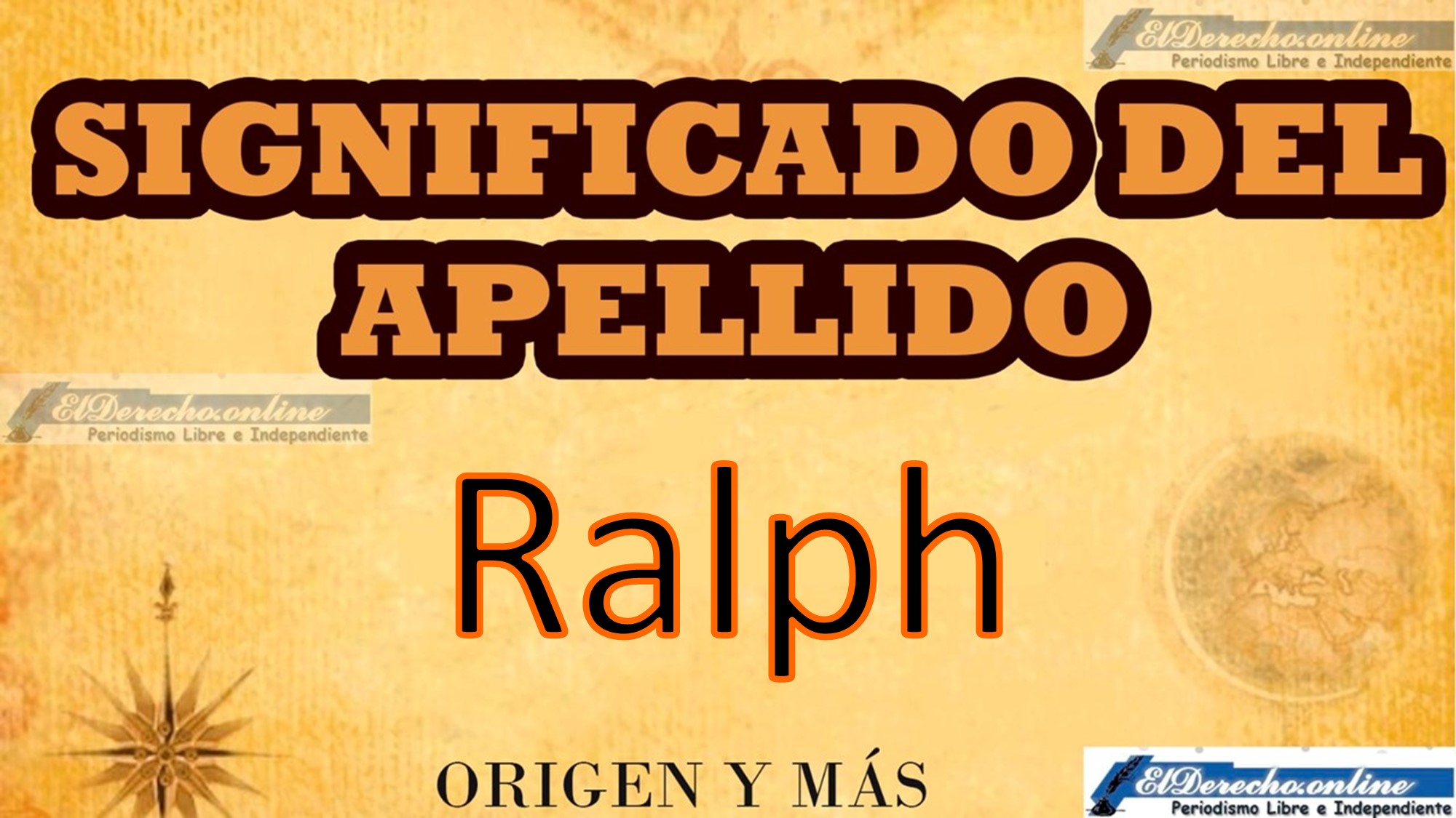 Significado del apellido Ralph, Origen y más
