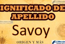 Significado del apellido Savoy, Origen y más