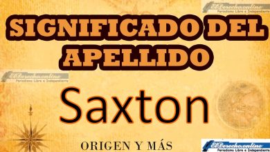 Significado del apellido Saxton, Origen y más