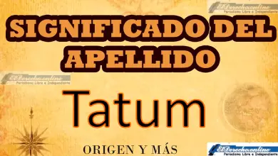 Significado del apellido Tatum, Origen y más