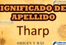Significado del apellido Tharp, Origen y más