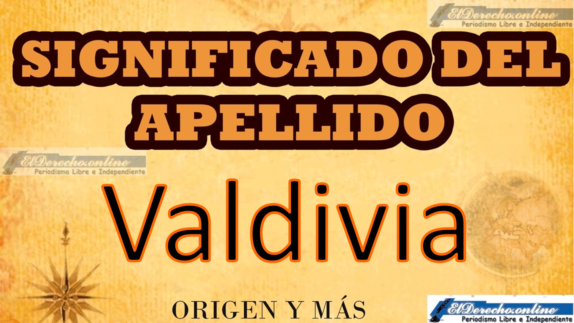 Significado del apellido Valdivia, Origen y más