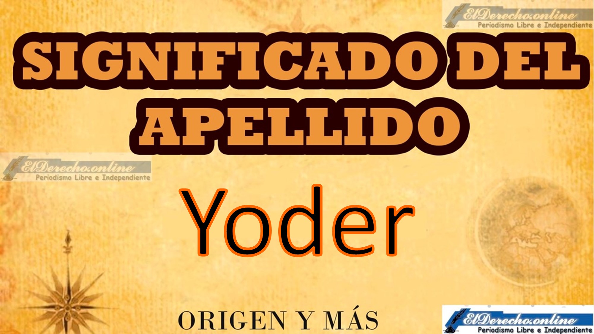 Significado del apellido Yoder, Origen y más