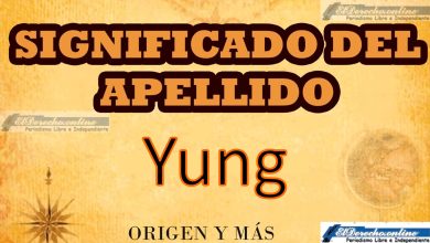 Significado del apellido Yung, Origen y más