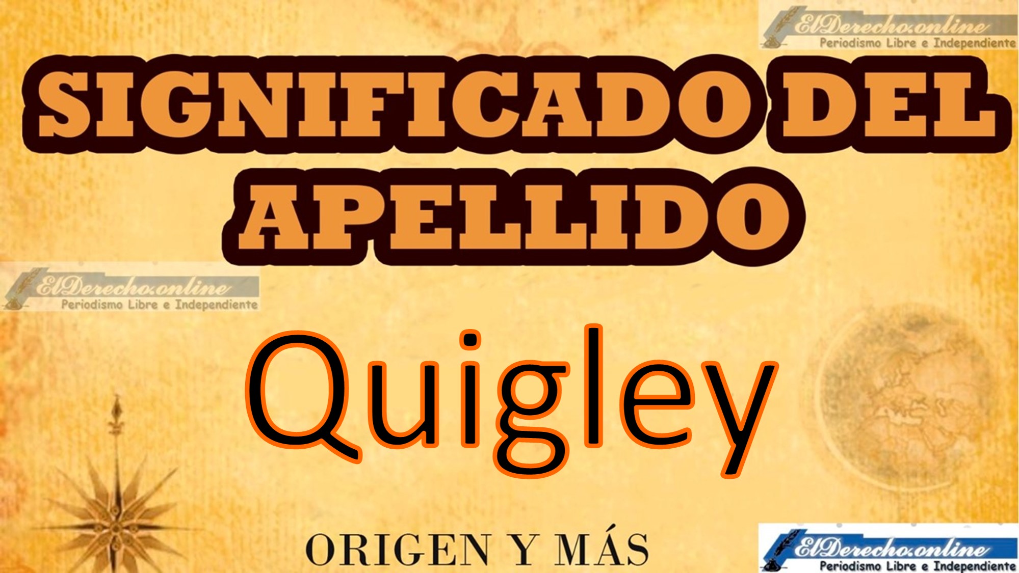 Significado del apellido Quigley, Origen y más