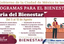 Ferias del Bienestar | Conoce aquí el lugar, fecha, y la hora en la que podrás encontrar estos servicios totalmente gratuitos