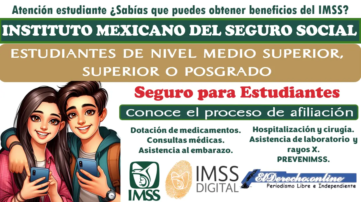 IMSS | Seguro de Salud para Estudiantes | Conoce el procedimiento para obtener este beneficio