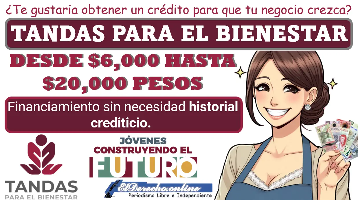 $6,000 hasta $20,000 pesos | Tandas para el bienestar: Conoce los requisitos y el procedimiento