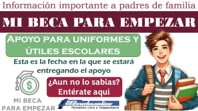 Fecha exacta de la entrega de útiles mi beca para empezar | Entérate