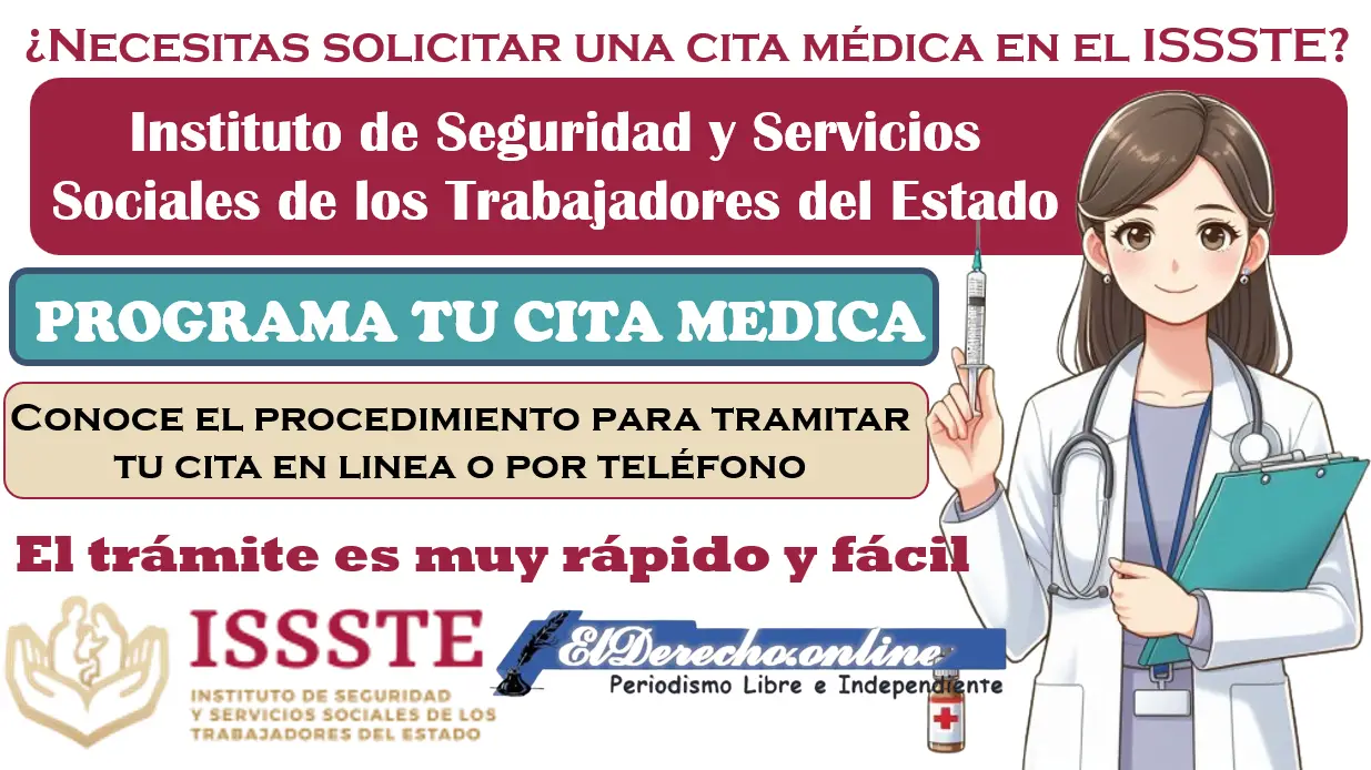 ¿Cómo solicitar una cita medica en linea o por teléfono en el ISSSTE? Requisitos y procedimiento