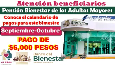 Este es el posible calendario de pagos para el bimestre Septiembre-Octubre | Entérate aquí