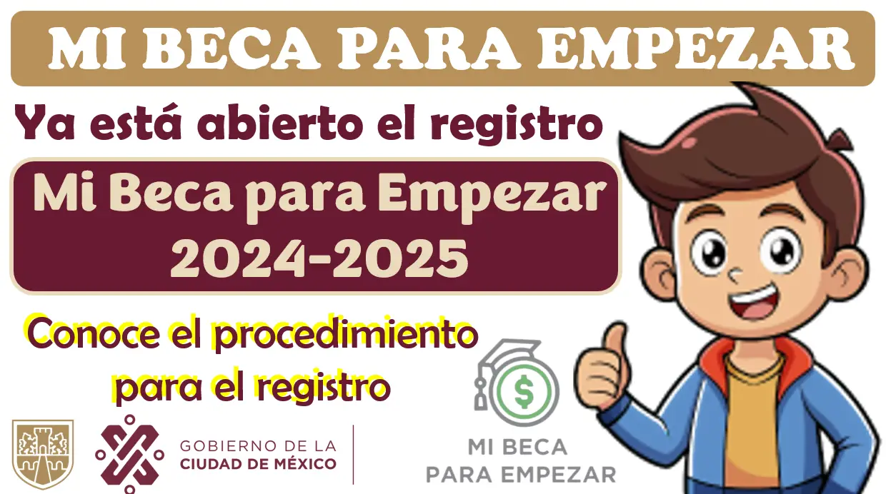 Ya esta abierto el registro a Mi Beca para Empezar 2024-2025, tienes hasta el 30 de septiembre: conoce el procedimientoYa esta abierto el registro a Mi Beca para Empezar 2024-2025, tienes hasta el 30 de septiembre: conoce el procedimiento