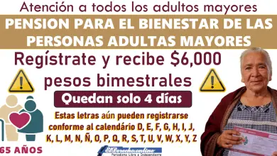 Últimos días para registrarte a la Pensión Bienestar | Si ya cumpliste los 65 años regístrate y recibe $6,000 pesos bimestrales