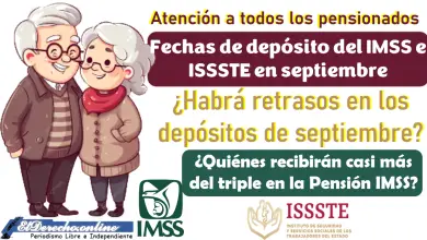 ¿Habrá retraso en los pagos de las pensiones IMSS o ISSSTE? ¿Cuándo se realizarán los pagos de septiembre?