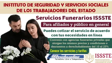 Servicios funerarios del ISSSTE | Para afiliados y publico en general: Consulta aquí la información de los servicios y tarifas