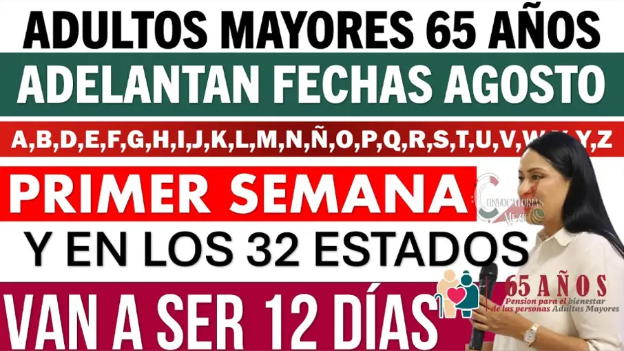 Inicia el Registro de la Pensión para Adultos Mayores de 65 Años, ¡No Dejes Pasar esta Fecha!