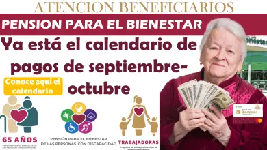 Ya esta el calendario de pagos septiembre-octubre Pensión del Bienestar: Conoce las fechas en la que debes acudir