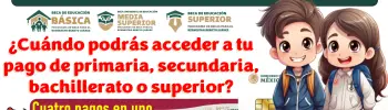 ¿Cuándo podrás acceder a tu pago de primaria, secundaria, bachillerato o educación superior? | Cuatro pagos en uno se aproximan ¡ATENTO!