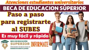 Como registrarte al SUBES paso a paso | Jóvenes Escribiendo el Futuro: Es mu fácil y rápido, descúbrelo aquí