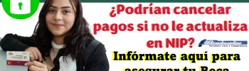 ¡Podrían cancelar pagos si no le actualiza en NIP! | Infórmate aquí para asegurar tu Beca Benito Juárez