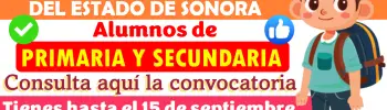 Convocatoria abierta hasta el 15 de septiembre | Para estudiantes de primaria y secundaria: Aquí tienes todos los detalles