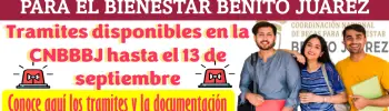 Trámites disponibles en la CNBBBJ hasta el 13 de septiembre | Apresúrate, conoce aquí los tramites y la documentación