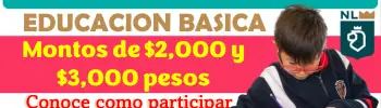 ¡Convocatoria Abierta! Beca a la Inclusión Educativa 2024-2025 Nuevo León | Montos desde $2,000 y $3,000 pesos: Consulta aquí la convocatoria y fecha límite