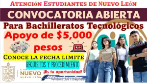 Becas STEM para Bachilleratos Tecnológicos | Regístrate y obtén $5,000 pesos: Esta es la fecha límite, aún estás a tiempo