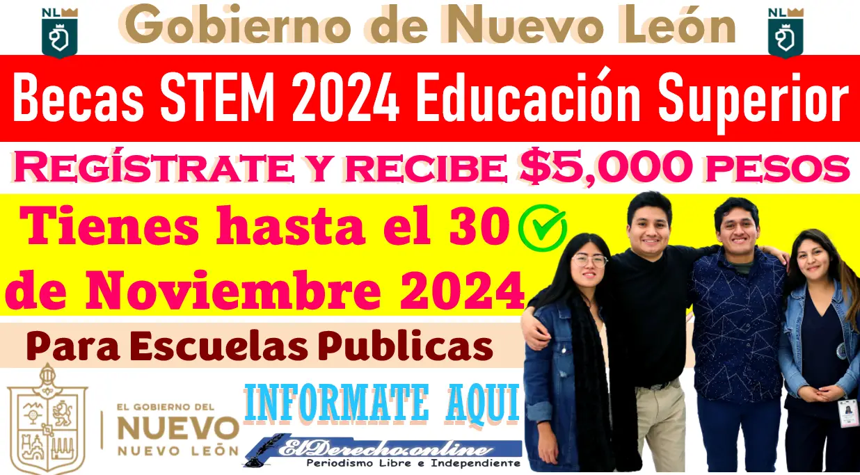 Beca de $5,000 pesos para Estudiantes de Nivel Superior | Gobierno de Nuevo León: Infórmate