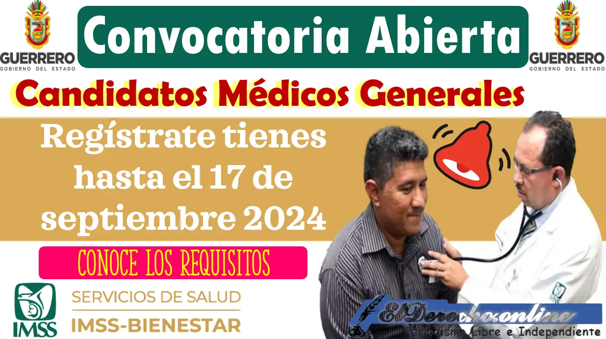 Convocatoria Abierta para Médicos Generales | Infórmate aquí