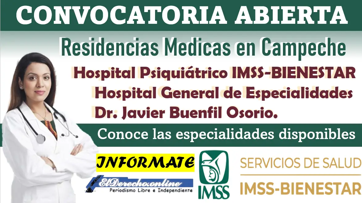 Convocatoria "Residencias Médicas en Campeche"