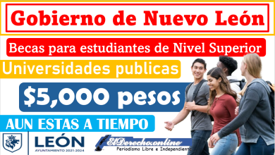 Apoyo de $5,000 pesos para estudiantes de Nivel Superior | Gobierno de Nuevo León