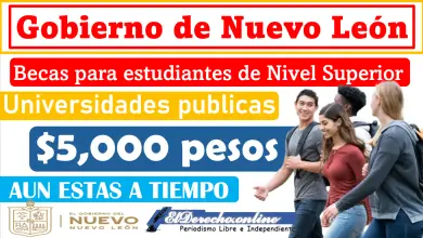 Apoyo de $5,000 pesos para estudiantes de Nivel Superior | Gobierno de Nuevo León