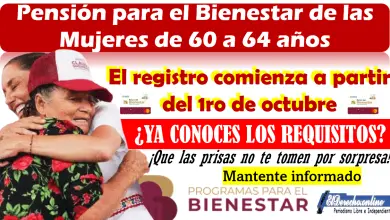 Pensión para el Bienestar | Mujeres de 60 a 64 años $3, mil pesos bimestrales: Infórmate