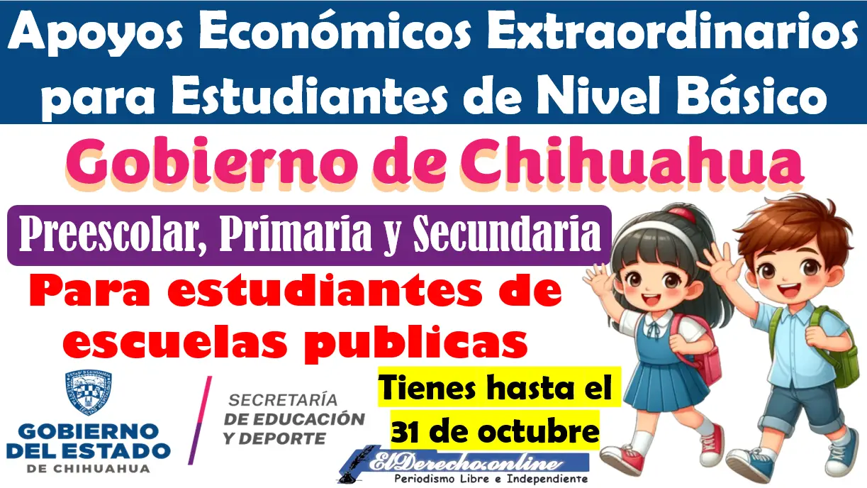 Convocatoria Abierta "Apoyos Económicos Extraordinarios para Estudiantes de Nivel Básico"