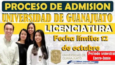 Convocatoria de Admisión a Licenciatura | Universidad de Guanajuato