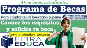 Convocatoria Fundación FIBRA EDUCA (Beca para Educación Superior) consulta las bases