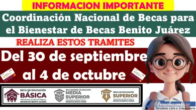 Trámites que puedes realizar en la CNBBBJ del 30 de septiembre al 4 de octubre