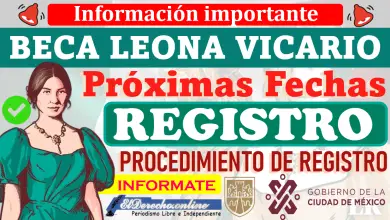 Procedimiento para registrarte a la Beca Leona Vicario | Infórmate