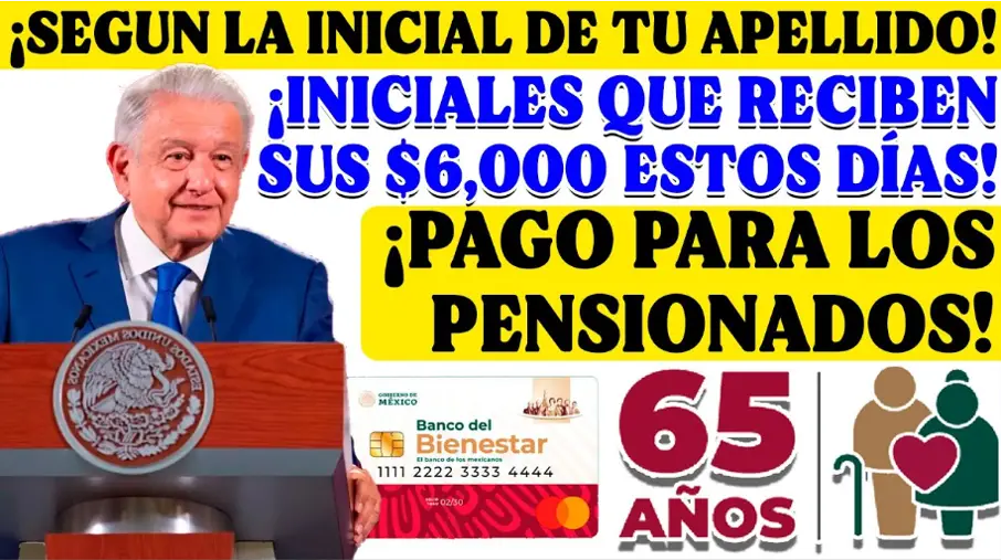 ¿Quiénes son los beneficiados que reciben su deposito el día de hoy?