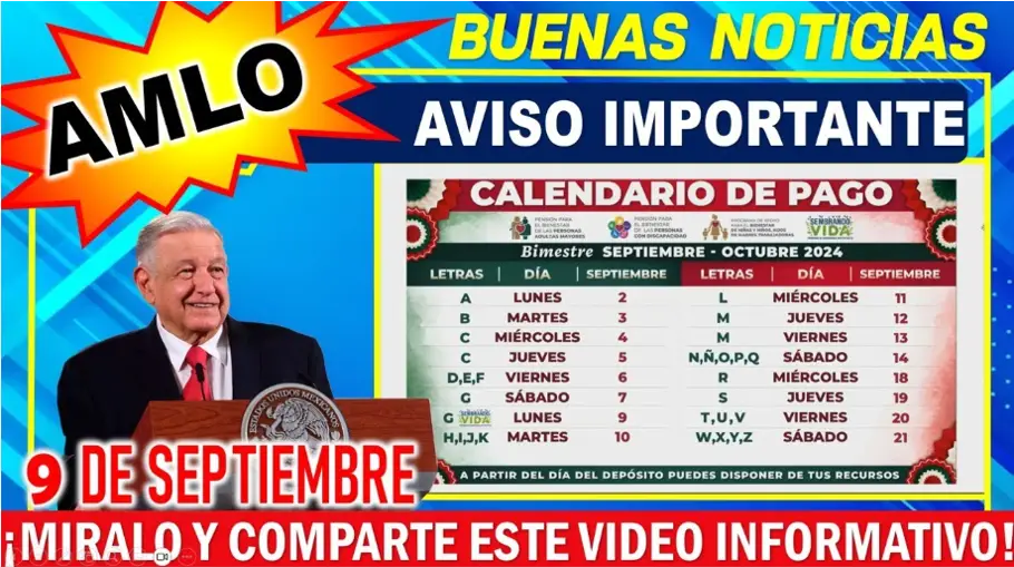 Beneficiarios del Bienestar recibirán $6,250 este 09 de Septiembre, descubre quienes son los afortunados