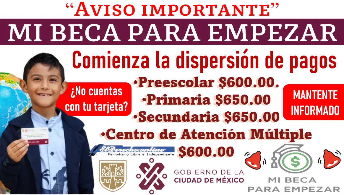 Excelentes noticias para beneficiarios de Mi beca para Empezar | Hoy cae el pago