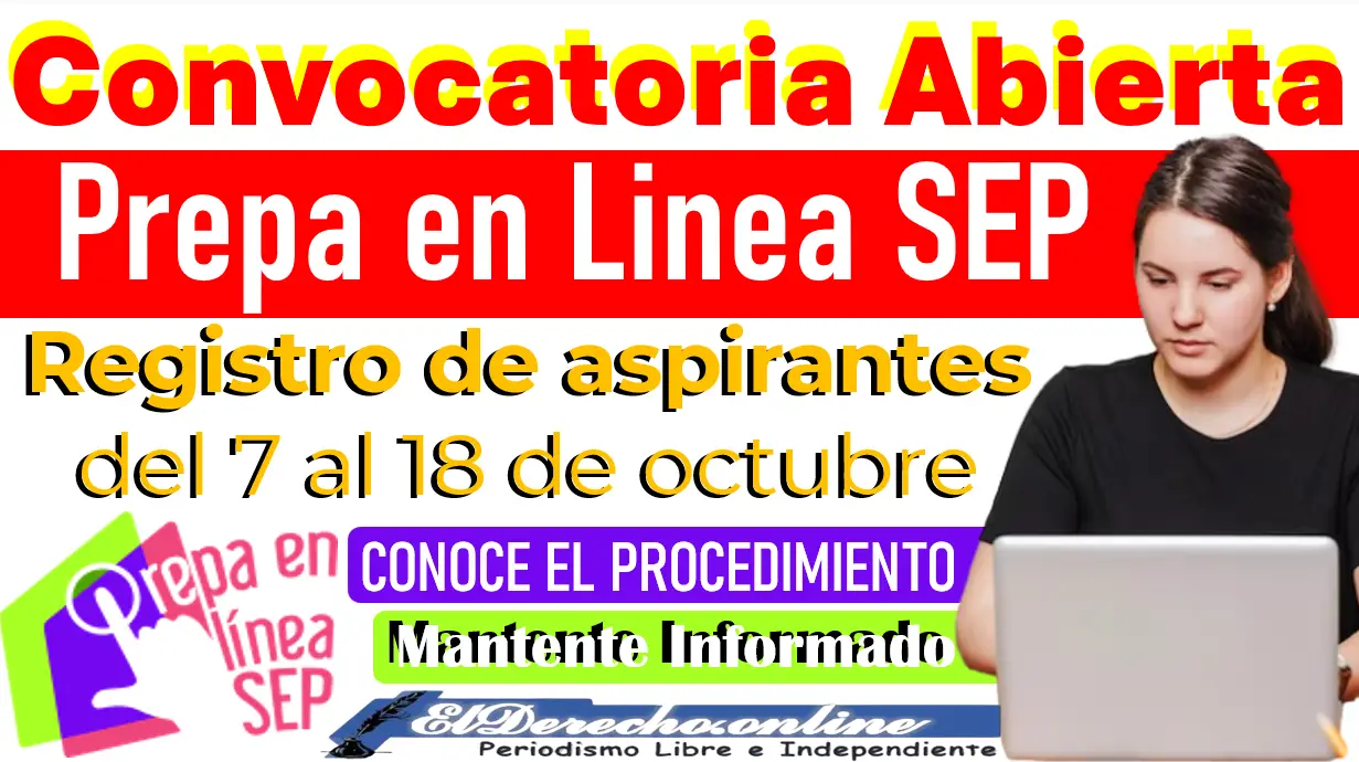 Convocatoria Prepa en Línea | REGISTRATE