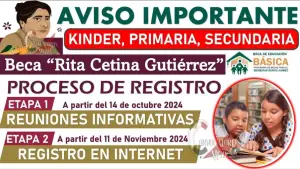 Todo lo que Necesitas Saber sobre el Registro de la Beca "Rita Cetina Gutiérrez", Estos son los Pasos Clave y Fechas Importantes