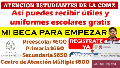 Mi Beca Para Empezar | Continua el registro donde puedes recibir hasta $650 pesos mensuales